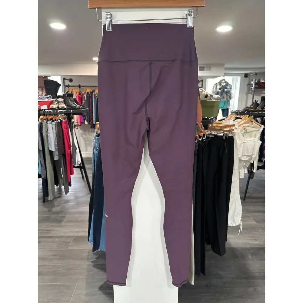Alo Yoga Full Length High Waist Ripped Warrior Leggings Size S